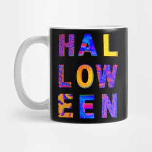 HALLOWEEN Scary Spooky Goopy Letters Mug